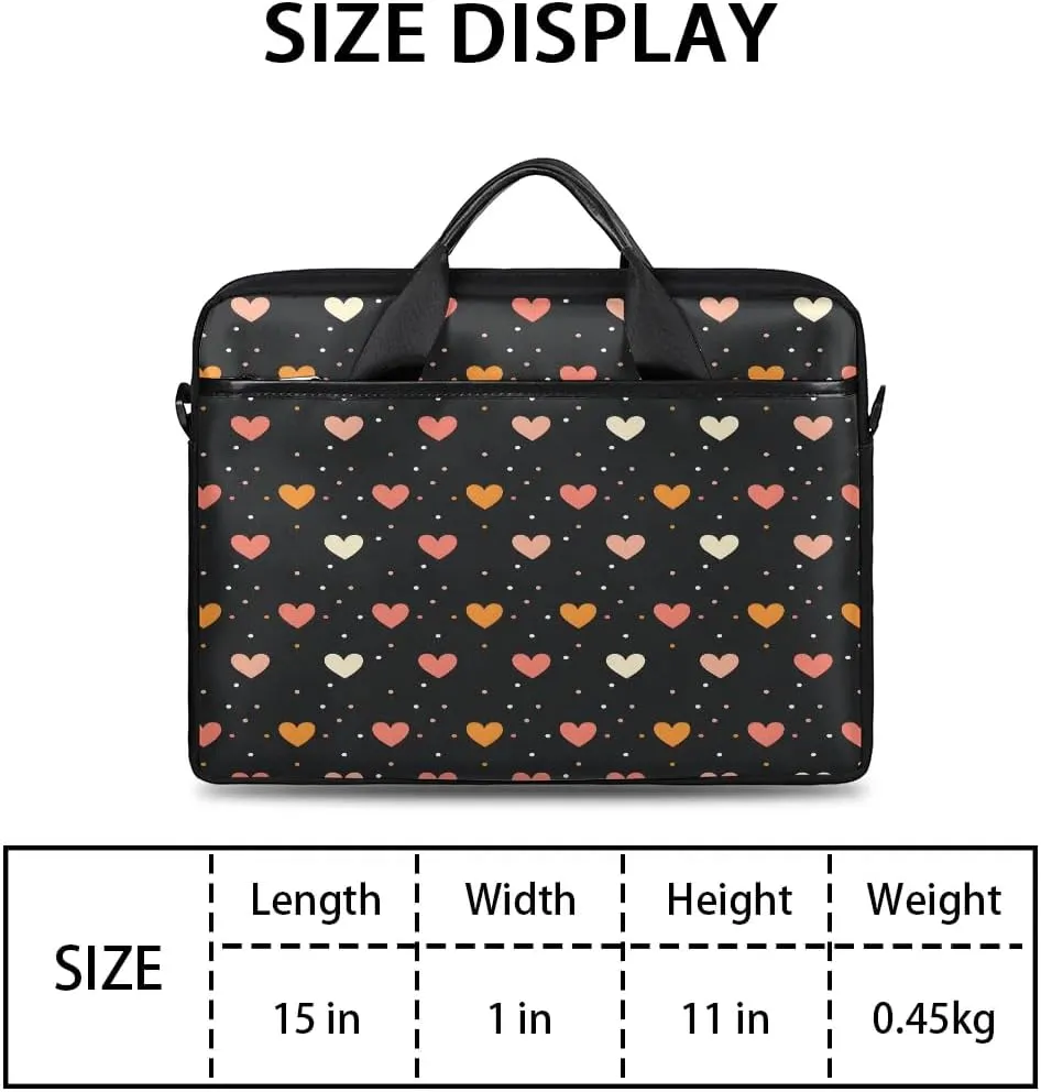 Laptop Shoulder Bag for 13-15 Inch Waterproof Laptop Sleeve Case Bag Slim Computer Carry Case Computer Cases for Laptops
