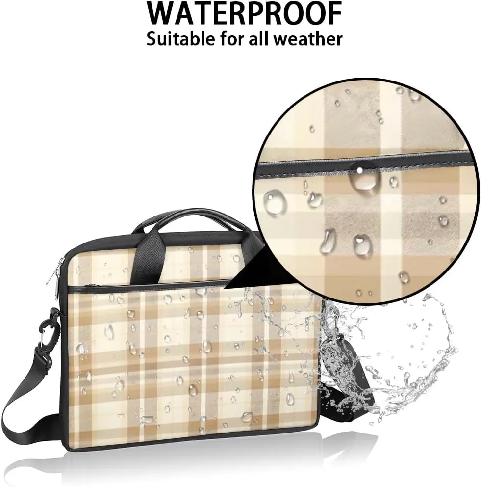 Laptop Shoulder Bag for 13-15 Inch Waterproof Laptop Sleeve Case Bag Slim Computer Carry Case Computer Cases for Laptops