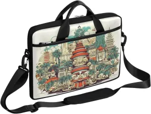 Laptop Shoulder Bag for 13-15 Inch Waterproof Laptop Sleeve Case Bag Slim Computer Carry Case Computer Cases for Laptops