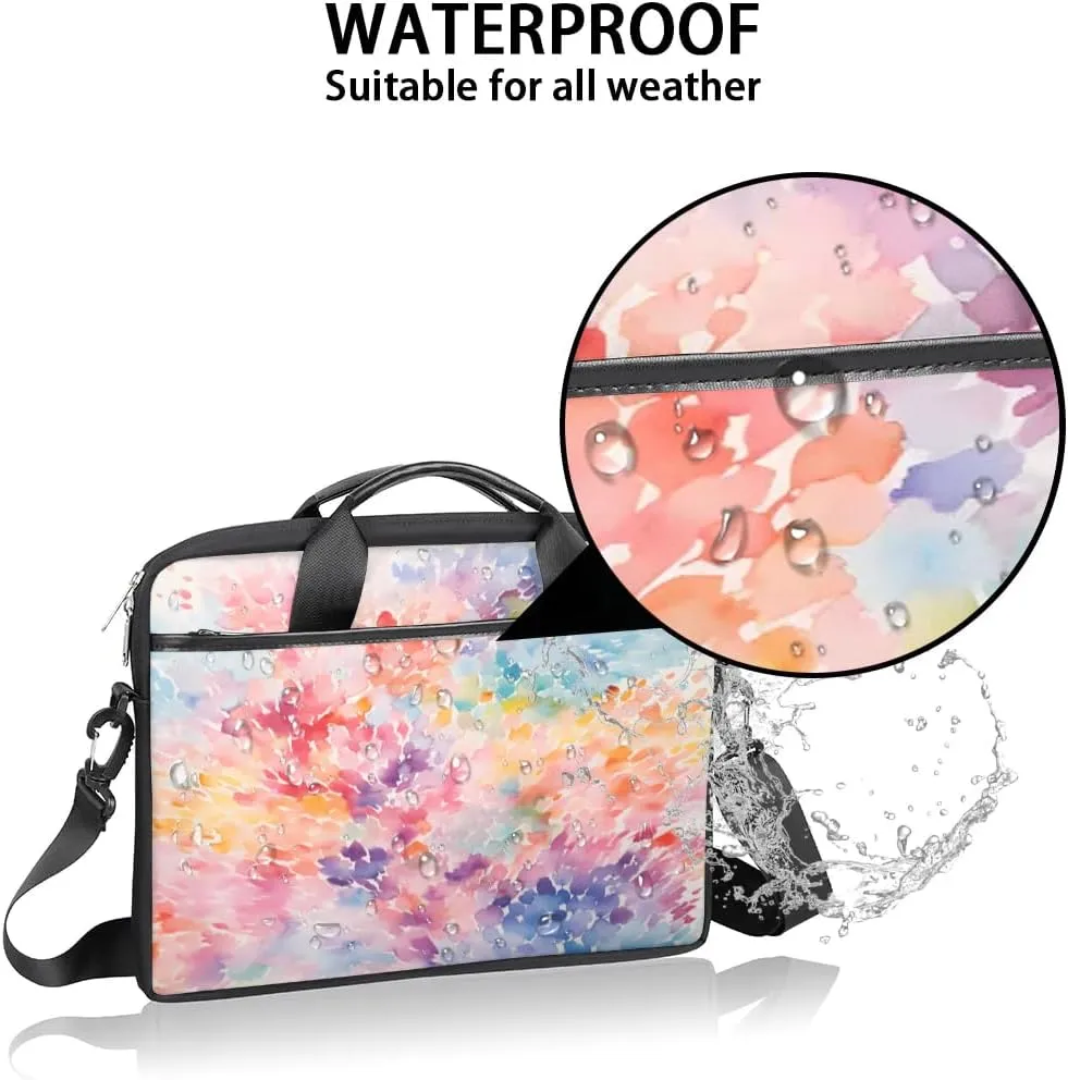 Laptop Shoulder Bag for 13-15 Inch Waterproof Laptop Sleeve Case Bag Slim Computer Carry Case Computer Cases for Laptops