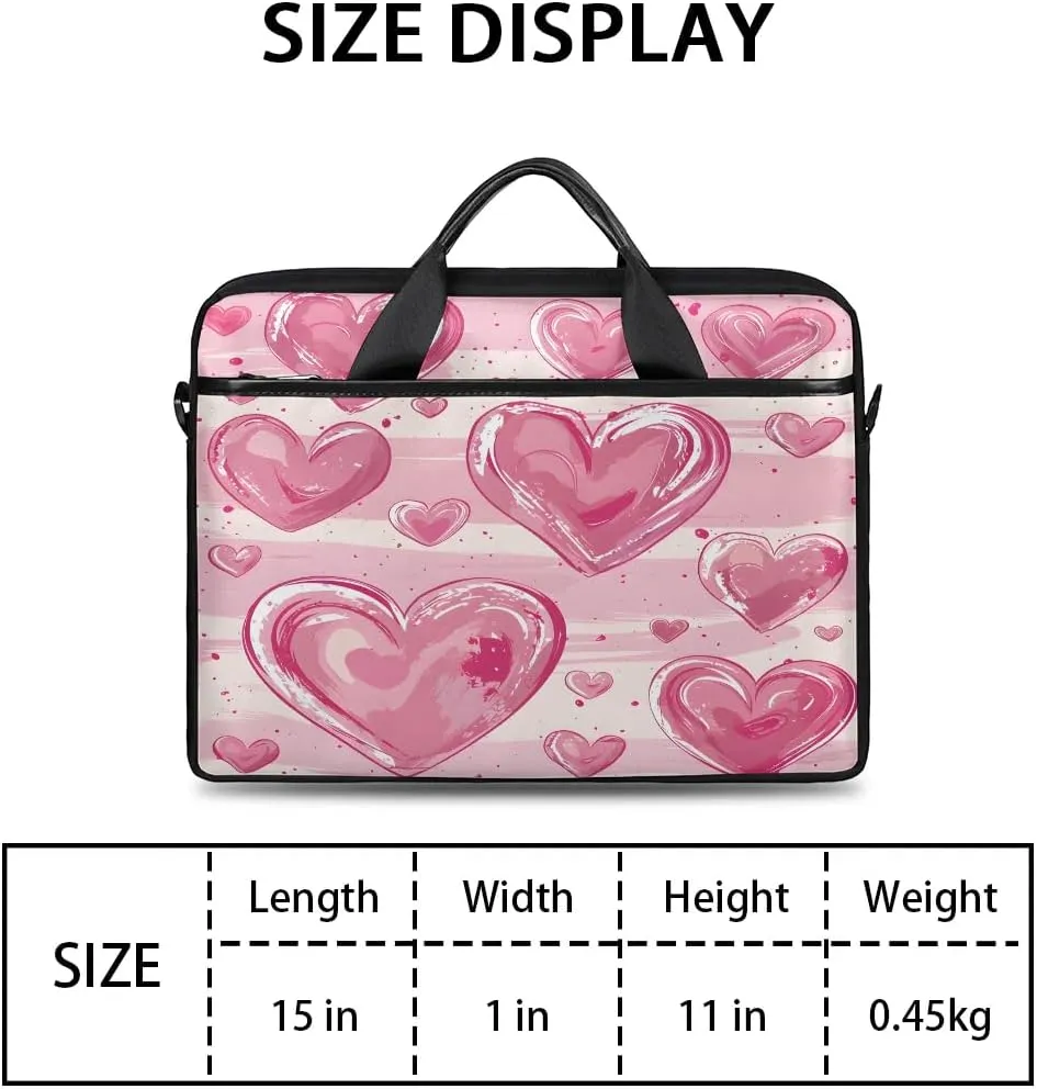 Laptop Shoulder Bag for 13-15 Inch Waterproof Laptop Sleeve Case Bag Slim Computer Carry Case Computer Cases for Laptops