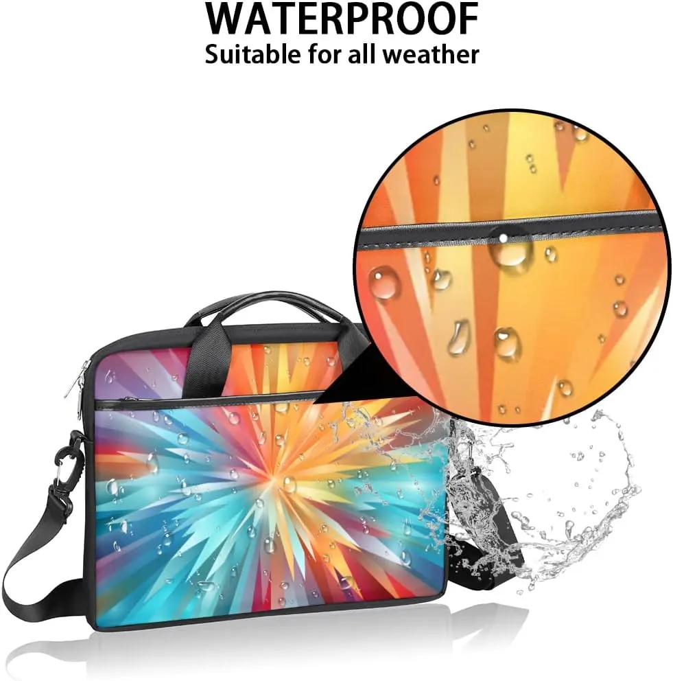 Laptop Shoulder Bag for 13-15 Inch Waterproof Laptop Sleeve Case Bag Slim Computer Carry Case Computer Cases for Laptops