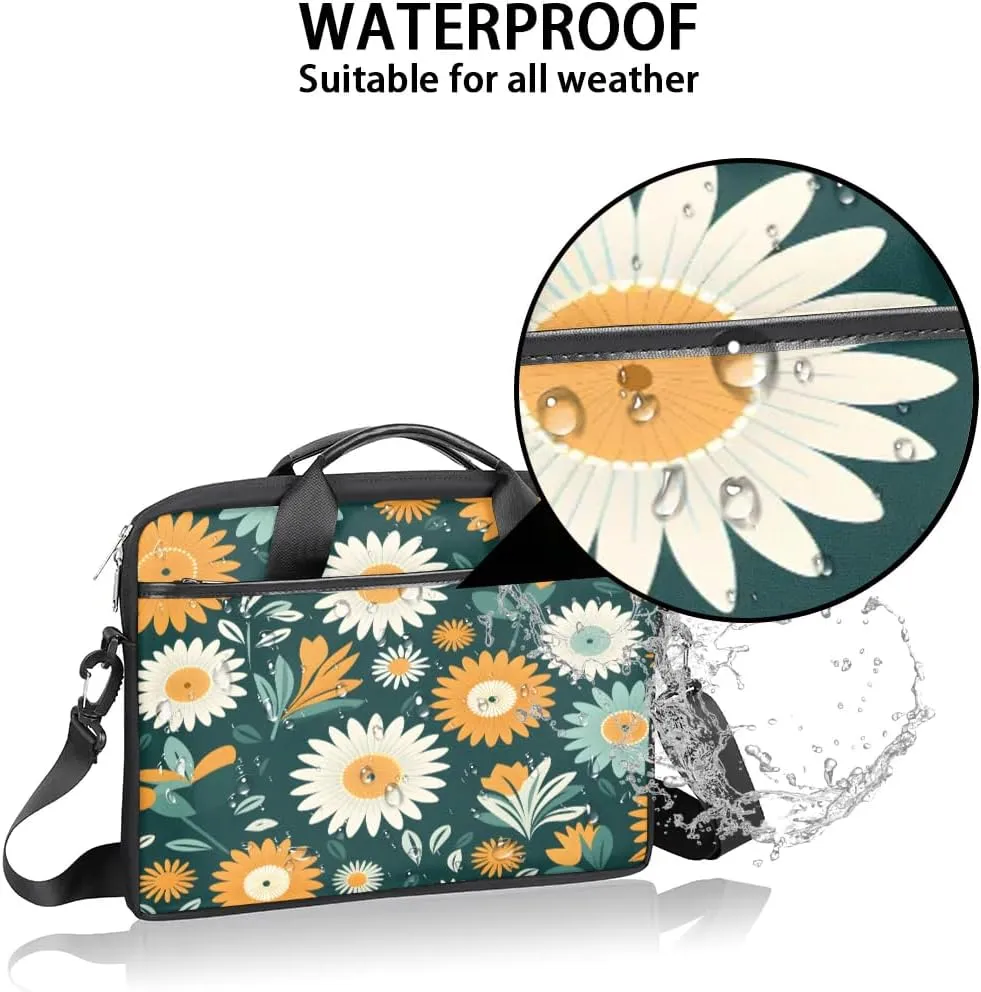 Laptop Shoulder Bag for 13-15 Inch Waterproof Laptop Sleeve Case Bag Slim Computer Carry Case Computer Cases for Laptops