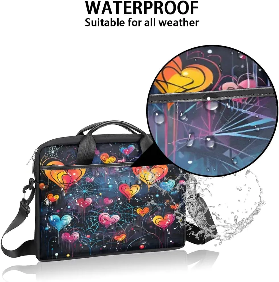 Laptop Shoulder Bag for 13-15 Inch Waterproof Laptop Sleeve Case Bag Slim Computer Carry Case Computer Cases for Laptops