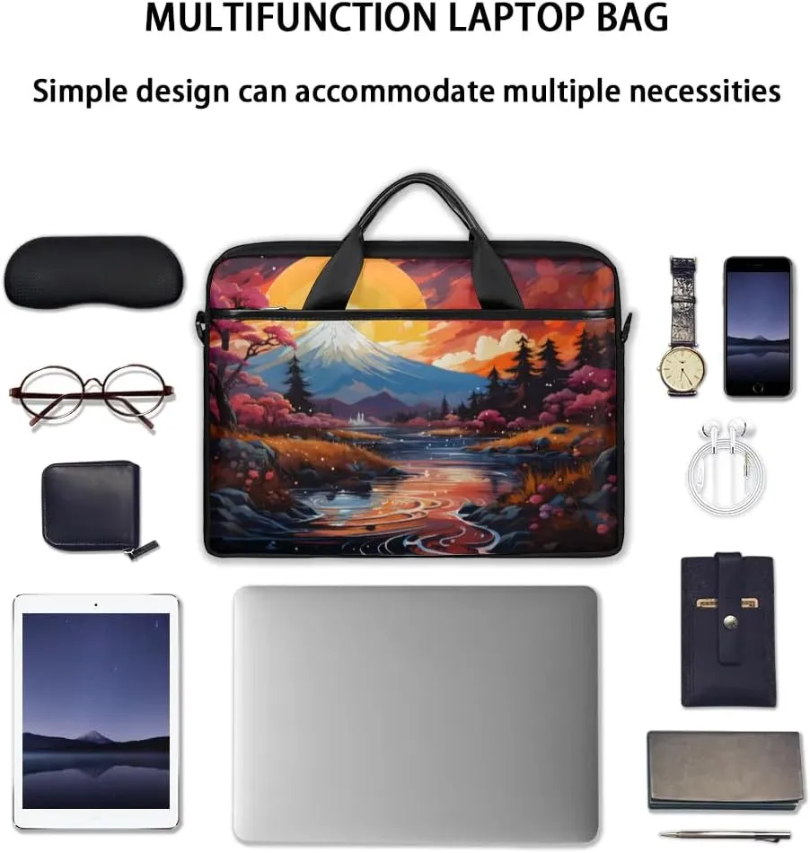Laptop Shoulder Bag for 13-15 Inch Waterproof Laptop Sleeve Case Bag Slim Computer Carry Case Computer Cases for Laptops