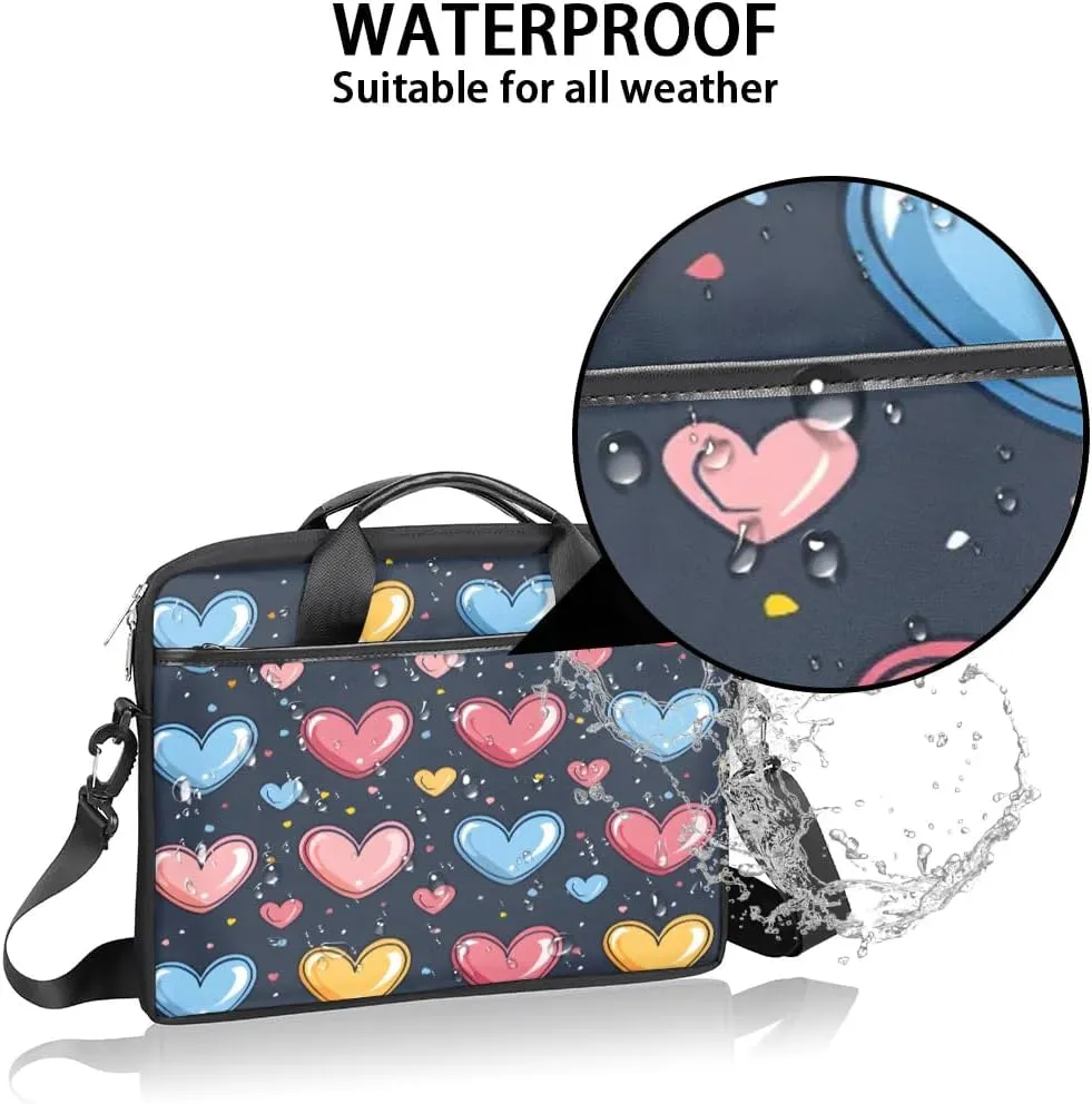 Laptop Shoulder Bag for 13-15 Inch Waterproof Laptop Sleeve Case Bag Slim Computer Carry Case Computer Cases for Laptops