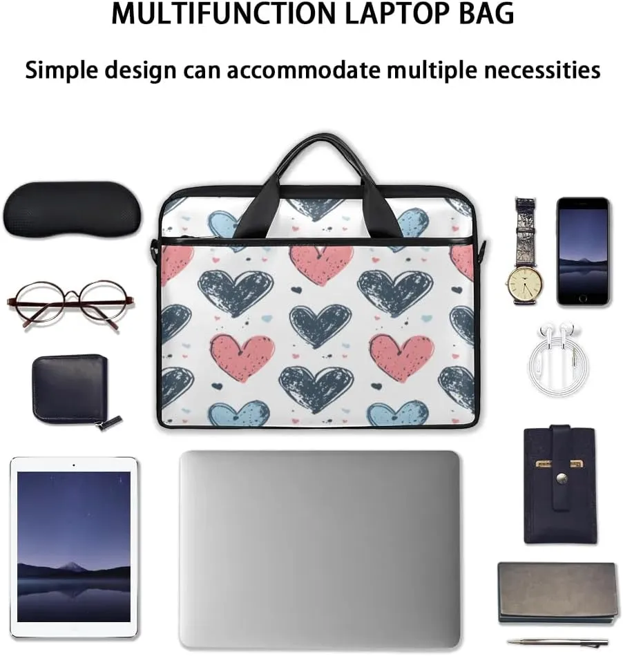 Laptop Shoulder Bag for 13-15 Inch Waterproof Laptop Sleeve Case Bag Slim Computer Carry Case Computer Cases for Laptops