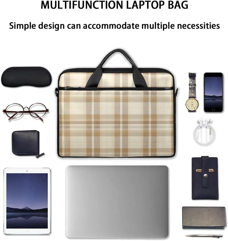 Laptop Shoulder Bag for 13-15 Inch Waterproof Laptop Sleeve Case Bag Slim Computer Carry Case Computer Cases for Laptops