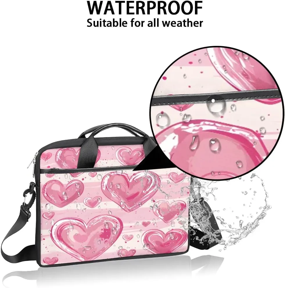 Laptop Shoulder Bag for 13-15 Inch Waterproof Laptop Sleeve Case Bag Slim Computer Carry Case Computer Cases for Laptops