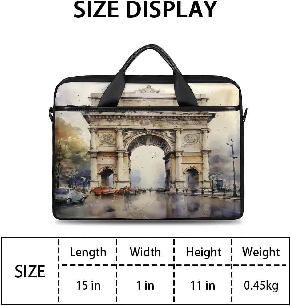 Laptop Shoulder Bag for 13-15 Inch Waterproof Laptop Sleeve Case Bag Slim Computer Carry Case Computer Cases for Laptops