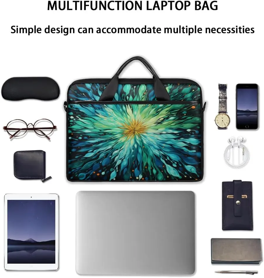 Laptop Shoulder Bag for 13-15 Inch Waterproof Laptop Sleeve Case Bag Slim Computer Carry Case Computer Cases for Laptops