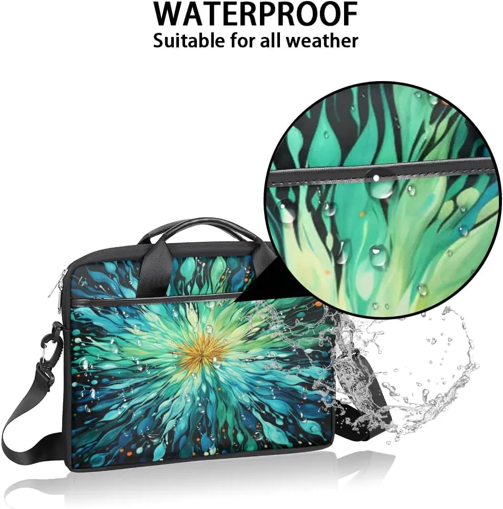 Laptop Shoulder Bag for 13-15 Inch Waterproof Laptop Sleeve Case Bag Slim Computer Carry Case Computer Cases for Laptops