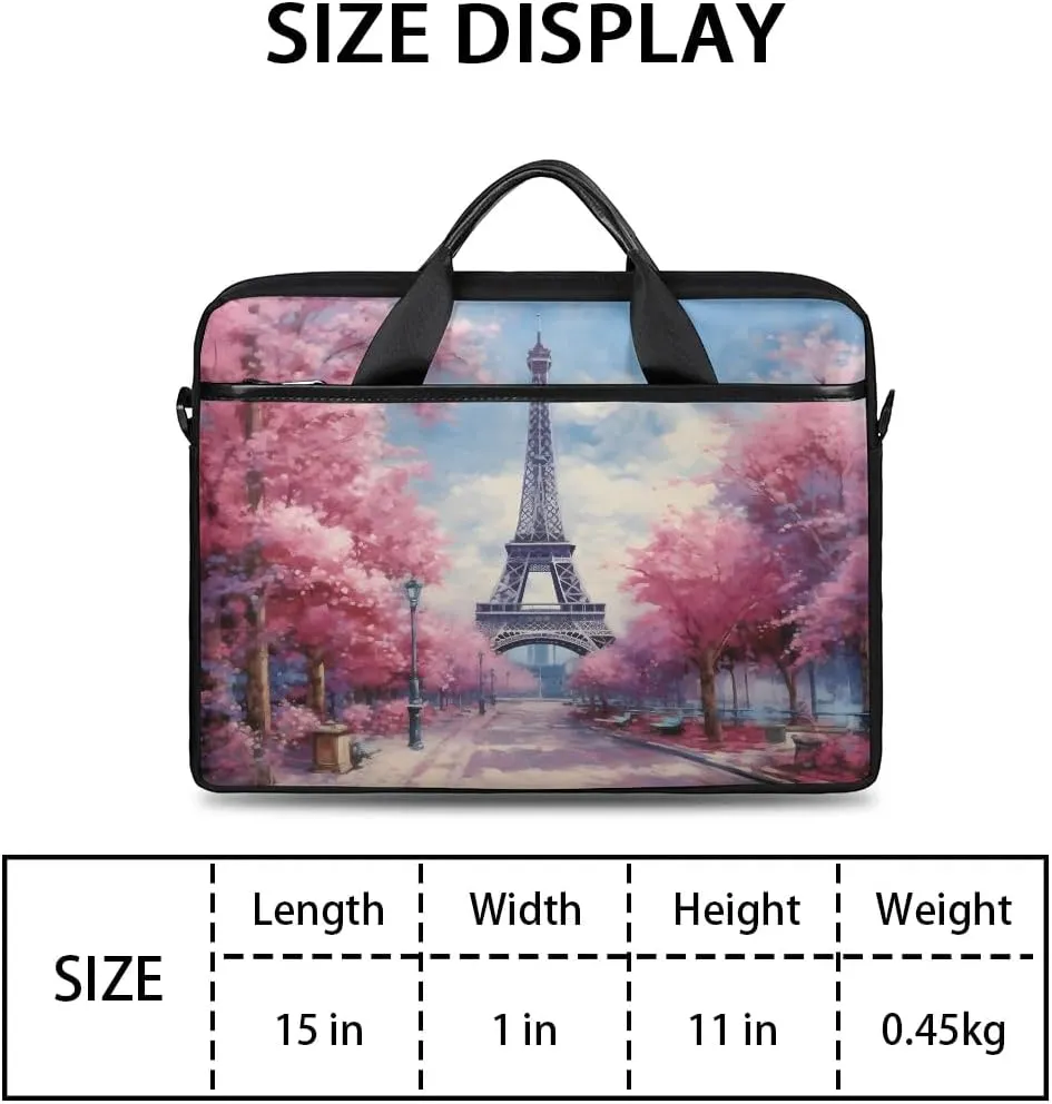 Laptop Shoulder Bag for 13-15 Inch Waterproof Laptop Sleeve Case Bag Slim Computer Carry Case Computer Cases for Laptops
