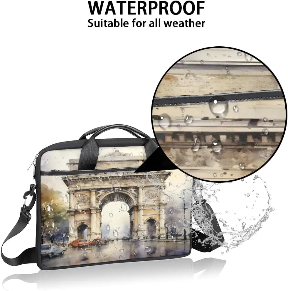 Laptop Shoulder Bag for 13-15 Inch Waterproof Laptop Sleeve Case Bag Slim Computer Carry Case Computer Cases for Laptops