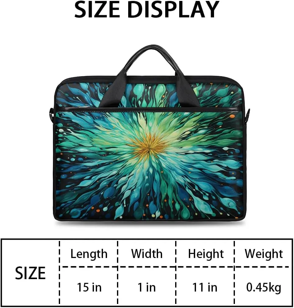 Laptop Shoulder Bag for 13-15 Inch Waterproof Laptop Sleeve Case Bag Slim Computer Carry Case Computer Cases for Laptops
