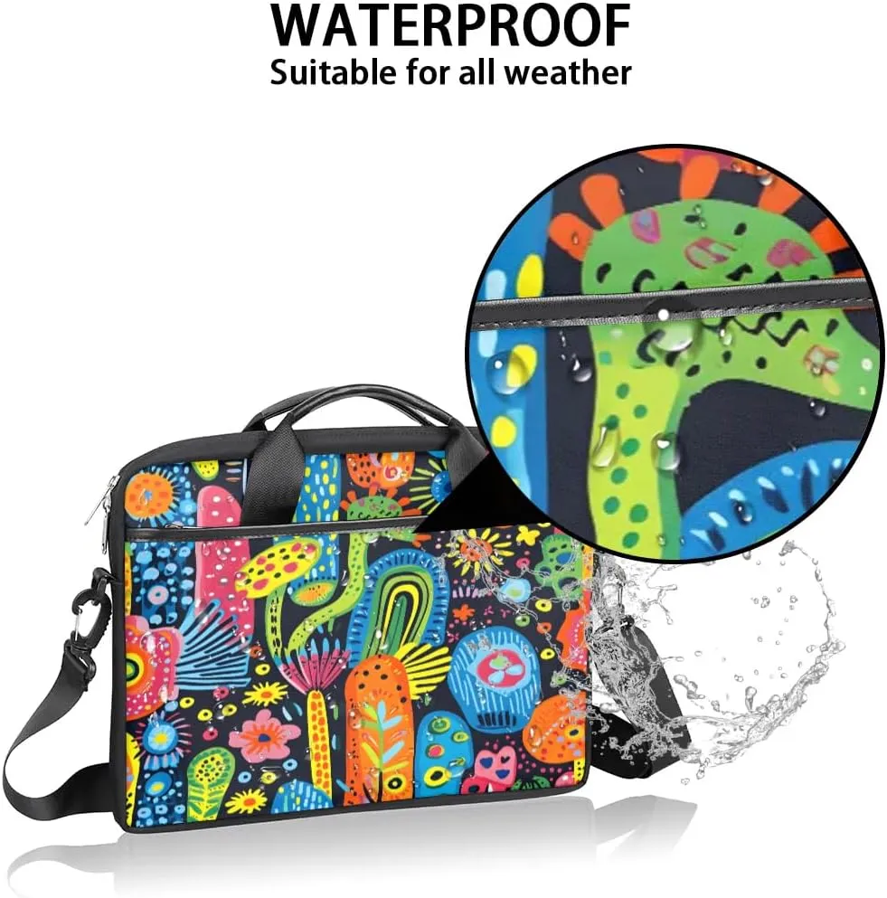 Laptop Shoulder Bag for 13-15 Inch Waterproof Laptop Sleeve Case Bag Slim Computer Carry Case Computer Cases for Laptops
