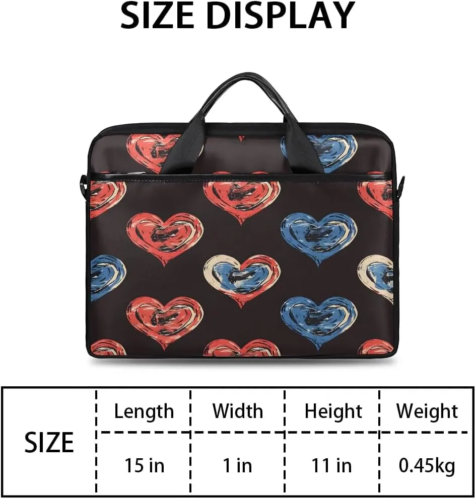 Laptop Shoulder Bag for 13-15 Inch Waterproof Laptop Sleeve Case Bag Slim Computer Carry Case Computer Cases for Laptops