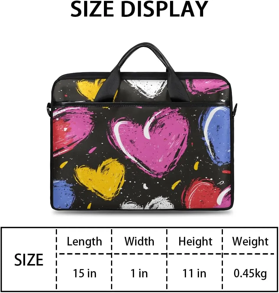 Laptop Shoulder Bag for 13-15 Inch Waterproof Laptop Sleeve Case Bag Slim Computer Carry Case Computer Cases for Laptops