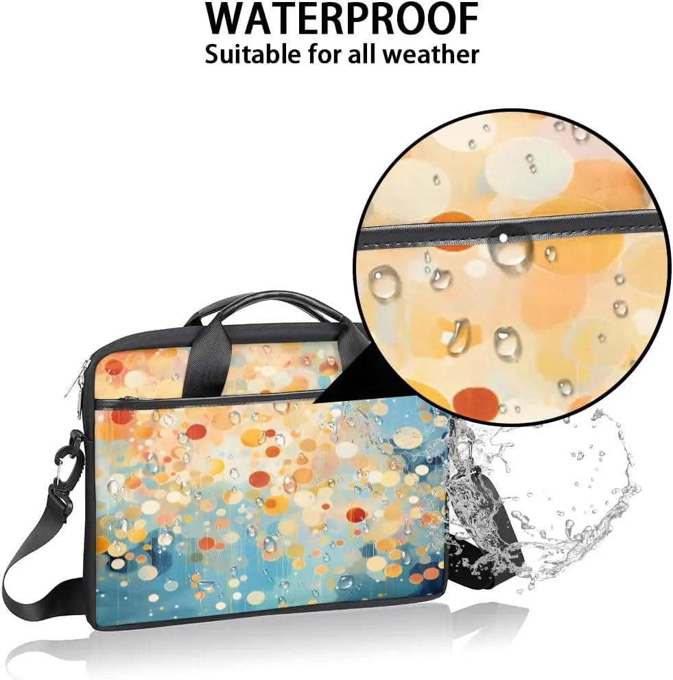 Laptop Shoulder Bag for 13-15 Inch Waterproof Laptop Sleeve Case Bag Slim Computer Carry Case Computer Cases for Laptops