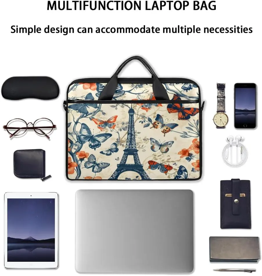 Laptop Shoulder Bag for 13-15 Inch Waterproof Laptop Sleeve Case Bag Slim Computer Carry Case Computer Cases for Laptops