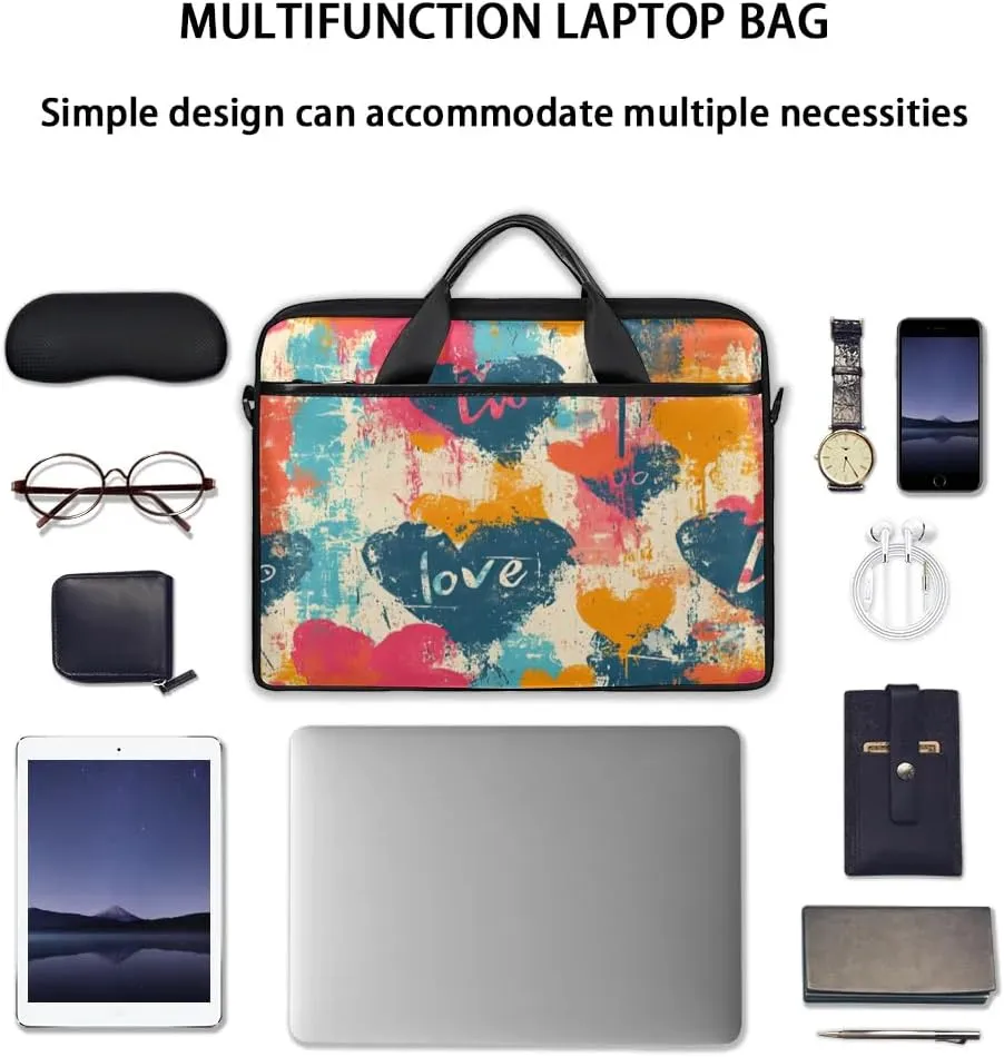 Laptop Shoulder Bag for 13-15 Inch Waterproof Laptop Sleeve Case Bag Slim Computer Carry Case Computer Cases for Laptops