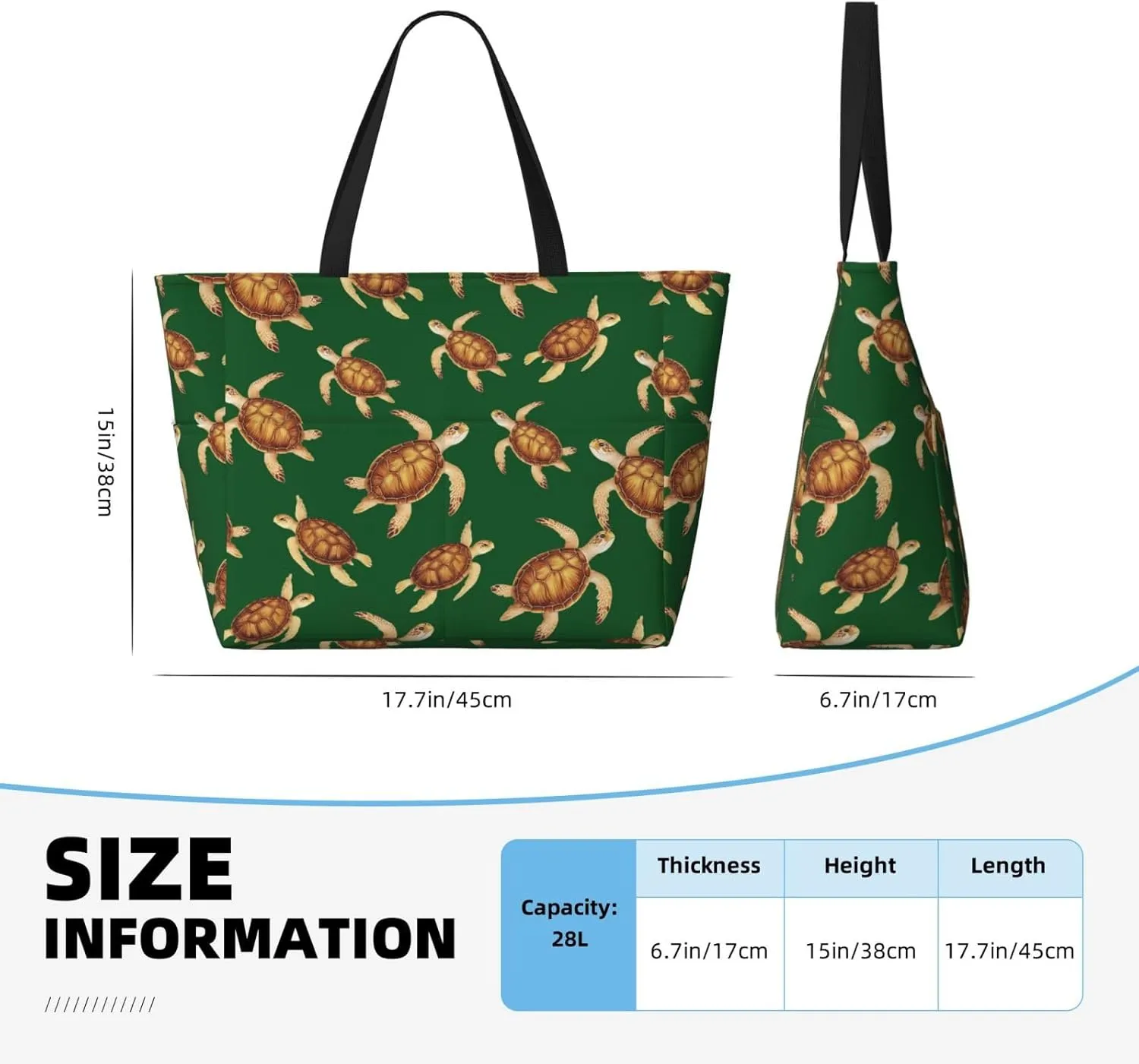 Large Beach Bag Waterproof Beach Totes Bags for Women Men, Pool Bag with Zipper Pocket