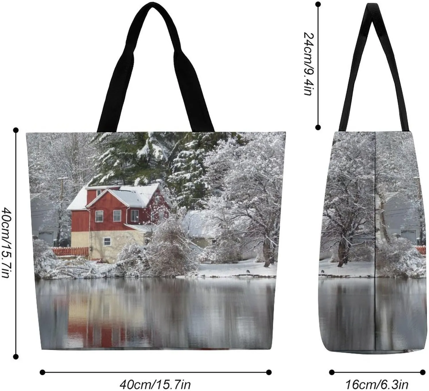 Large Capacity Shopping Tote Bag for Women, Girls