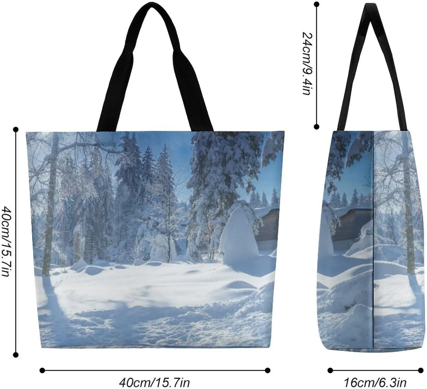 Large Capacity Shopping Tote Bag for Women, Girls