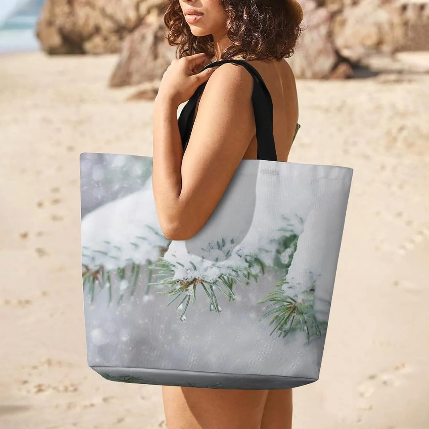 Large Capacity Shopping Tote Bag for Women, Girls