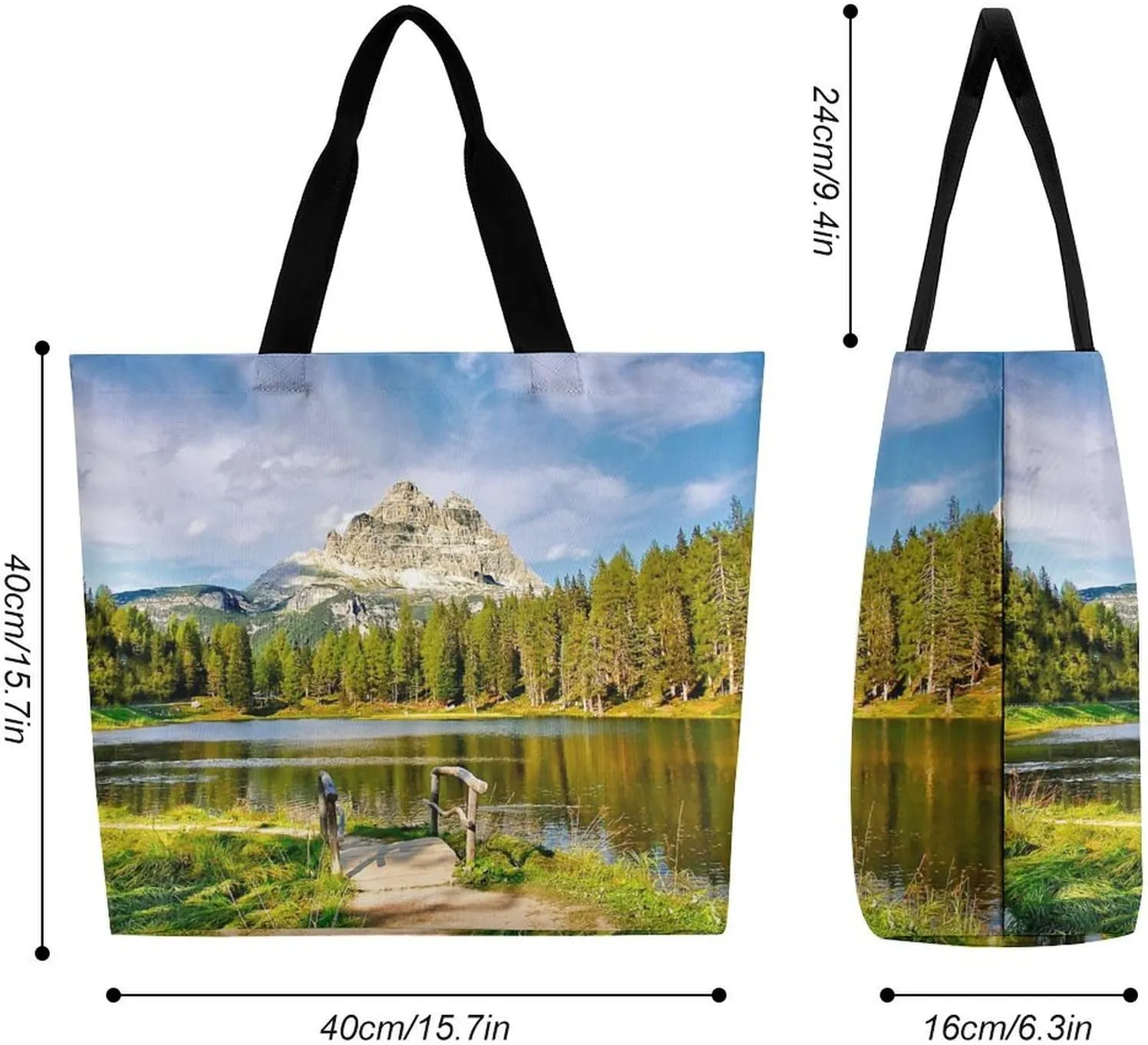 Large Capacity Shopping Tote Bag for Women, Girls