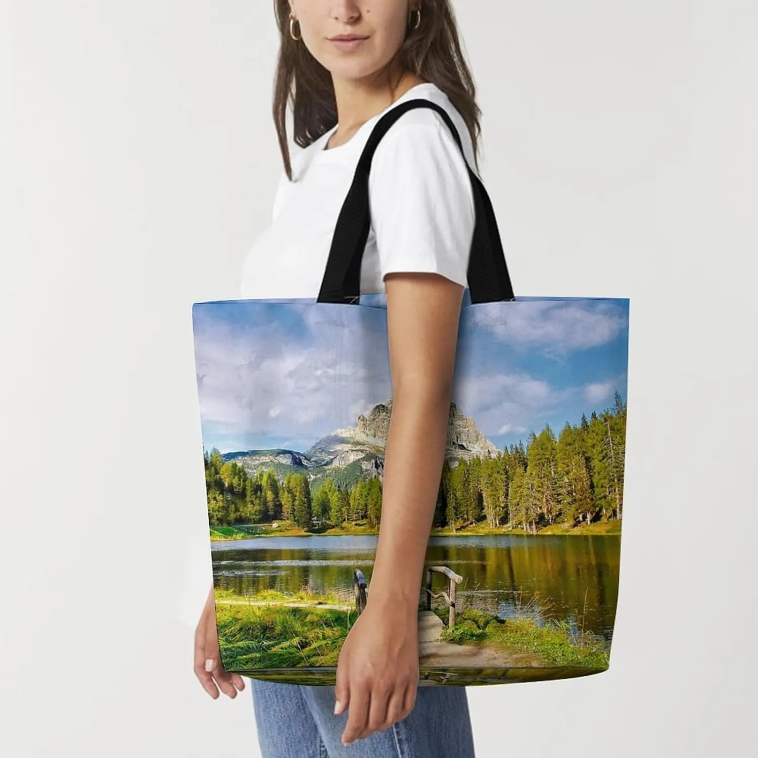 Large Capacity Shopping Tote Bag for Women, Girls
