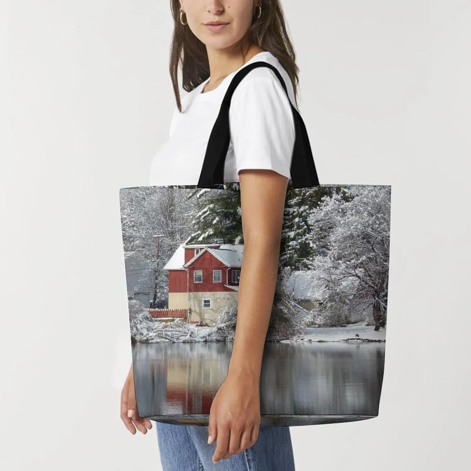 Large Capacity Shopping Tote Bag for Women, Girls