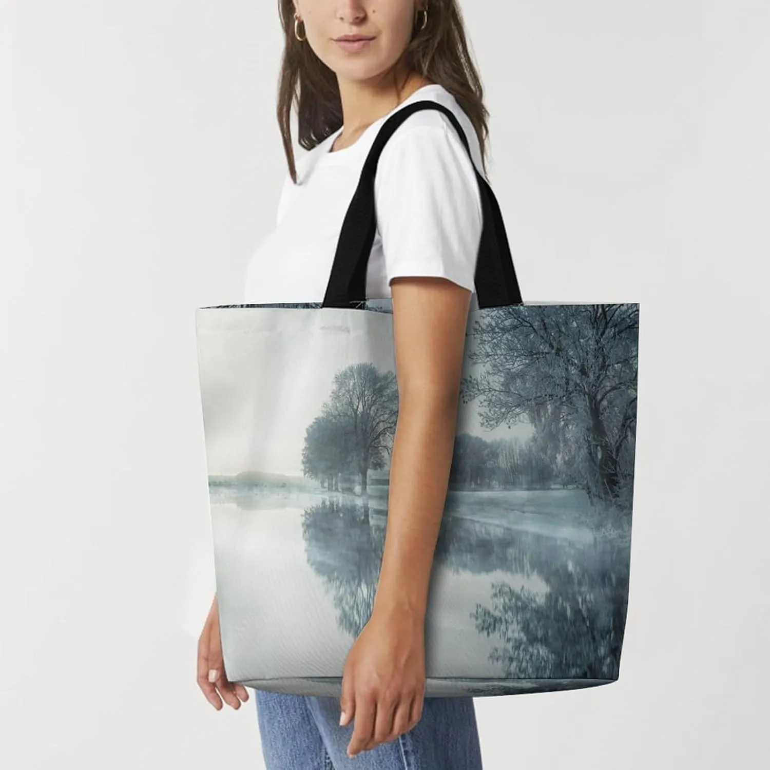 Large Capacity Shopping Tote Bag for Women, Girls