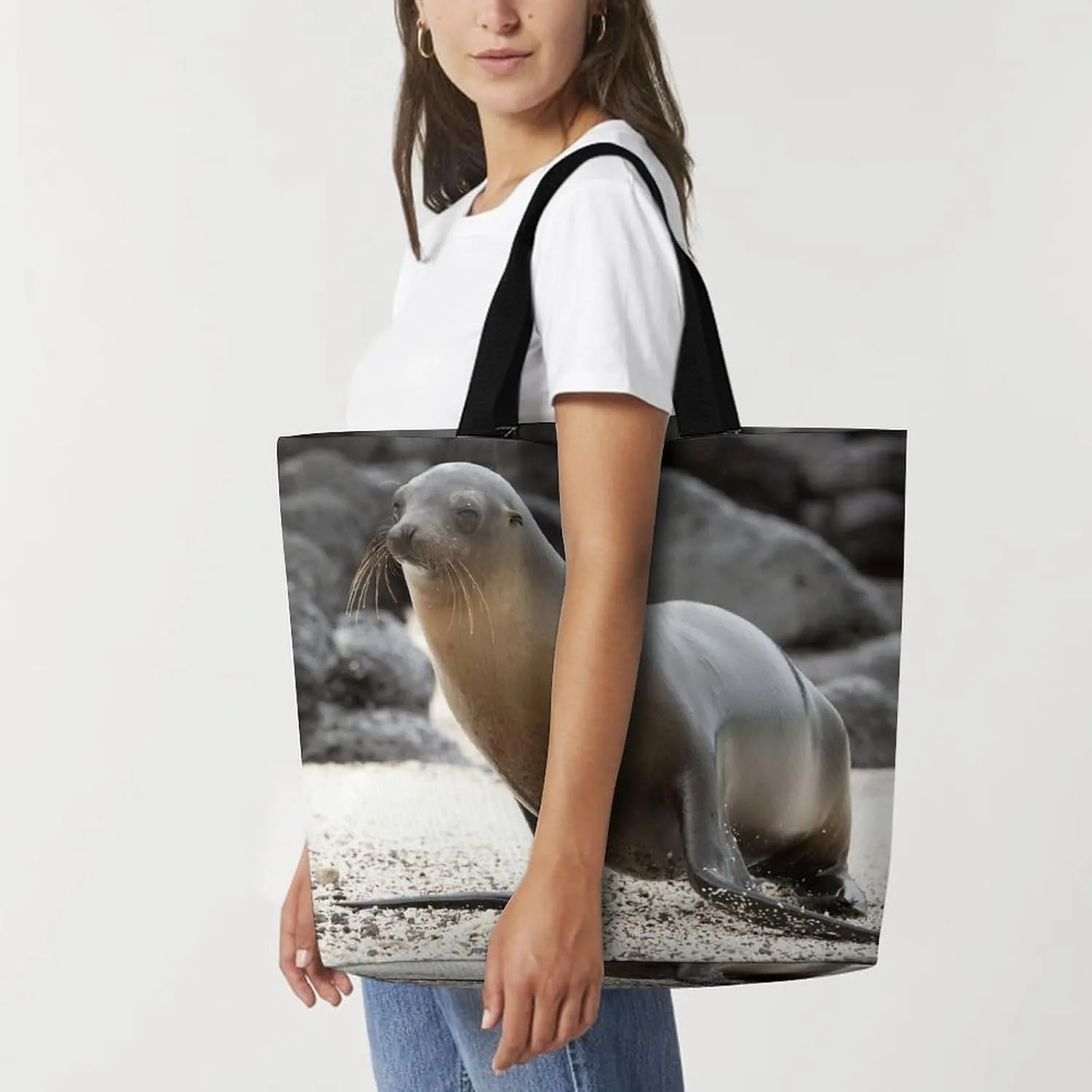 Large Capacity Shopping Tote Bag for Women, Girls