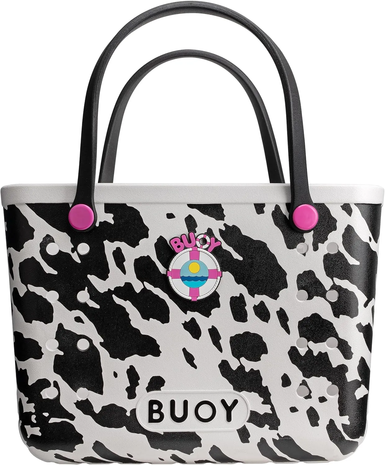 Large Rubber Tote Bag With Waterproof Zipper Pocket | Easy To Clean EVA Rubber Beach Bag With Holes | Beach Bags For Women