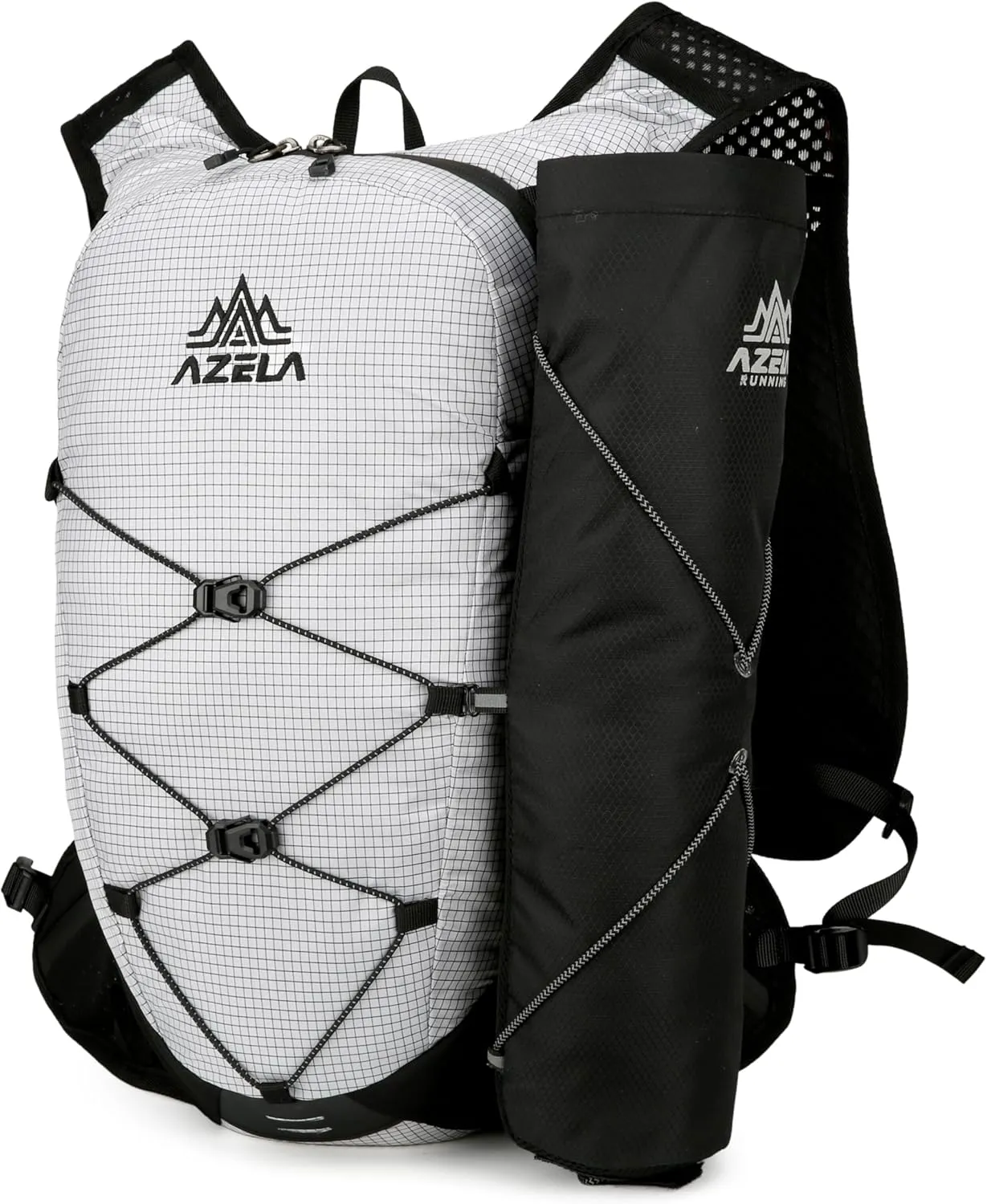 Lightweight Hydration Backpack for Running, Cycling, Hiking, Water Bladder Pack with Water Bottle Holder for Outdoor Sports.