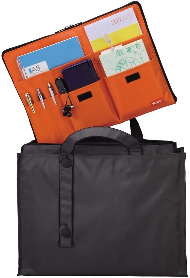 LIHIT LAB Laptop Sleeve with Storage Pockets (Bag-in-Bag), 10 x 13.8 Inches, Indigo (A7554-11N)