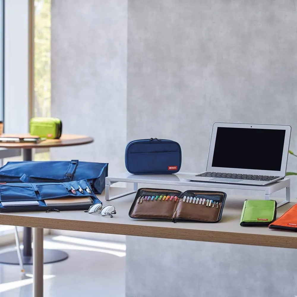 LIHIT LAB Laptop Sleeve with Storage Pockets (Bag-in-Bag), 10 x 13.8 Inches, Indigo (A7554-11N)