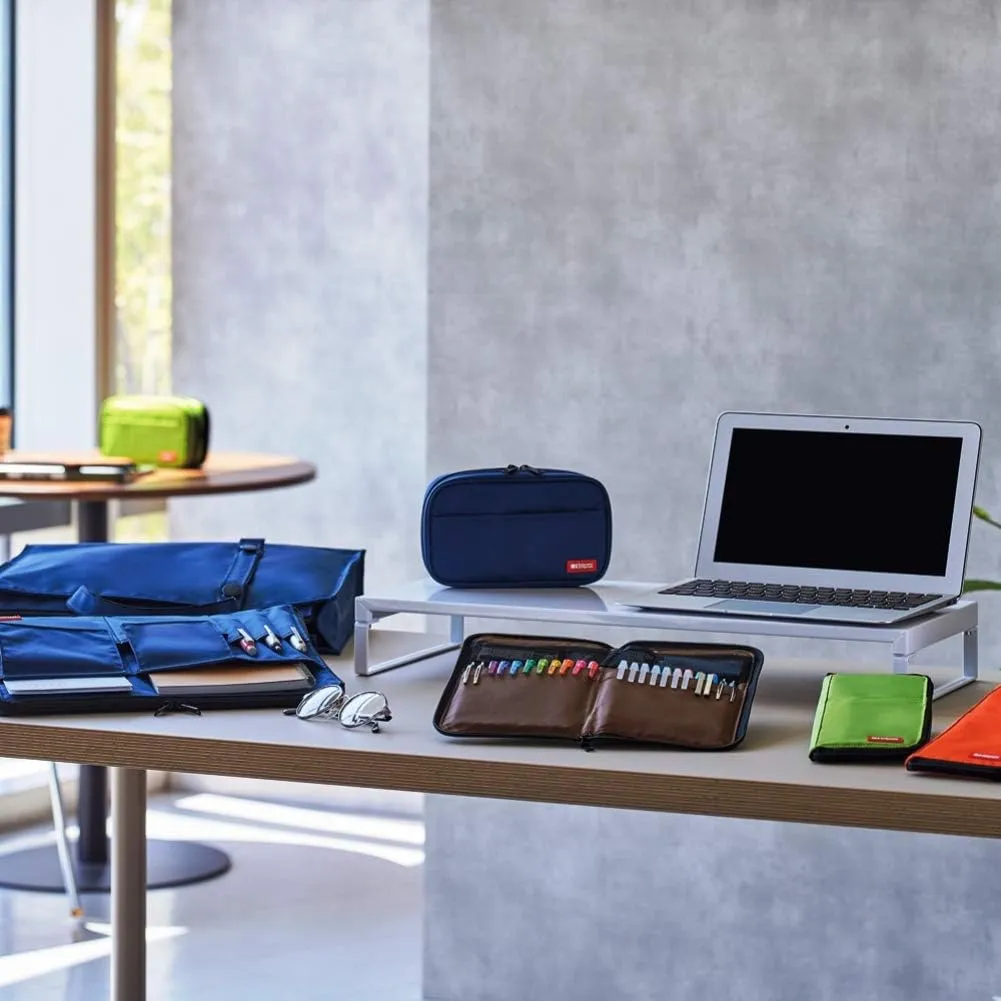 LIHIT LAB Laptop Sleeve with Storage Pockets (Bag-in-Bag), 10 x 13.8 Inches, Indigo (A7554-11N)