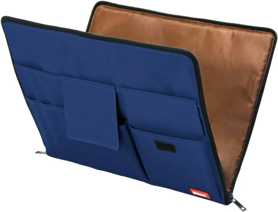 LIHIT LAB Laptop Sleeve with Storage Pockets (Bag-in-Bag), 10 x 13.8 Inches, Indigo (A7554-11N)