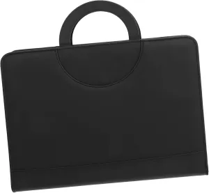 Loose-Leaf Folder Zipper A4 File Holder Multi-Compartment Storage Bag for Tax Docs Contracts