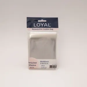 Loyal Resealable Cookie Bags 90x90mm