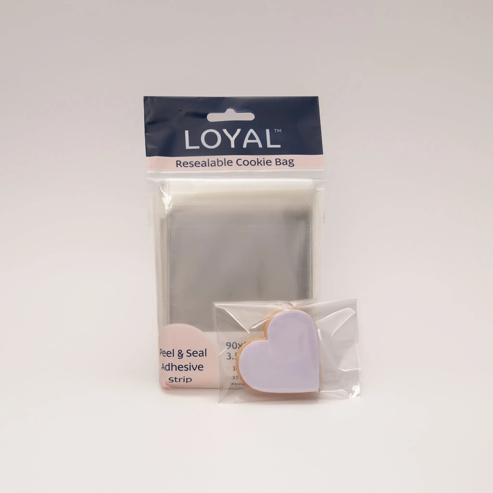 Loyal Resealable Cookie Bags 90x90mm