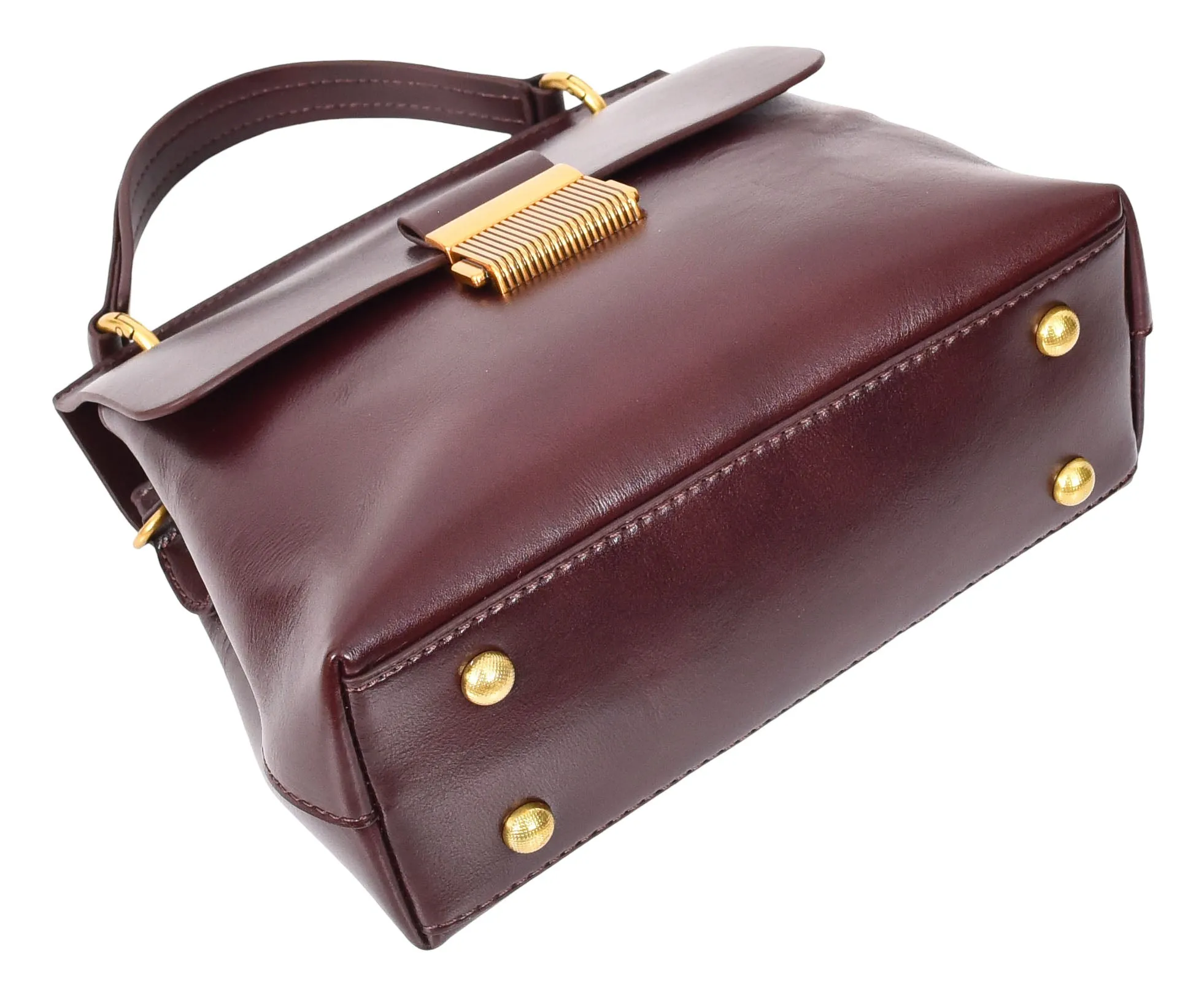 Lucena Women's Small Real Leather Shoulder Handbag Brown
