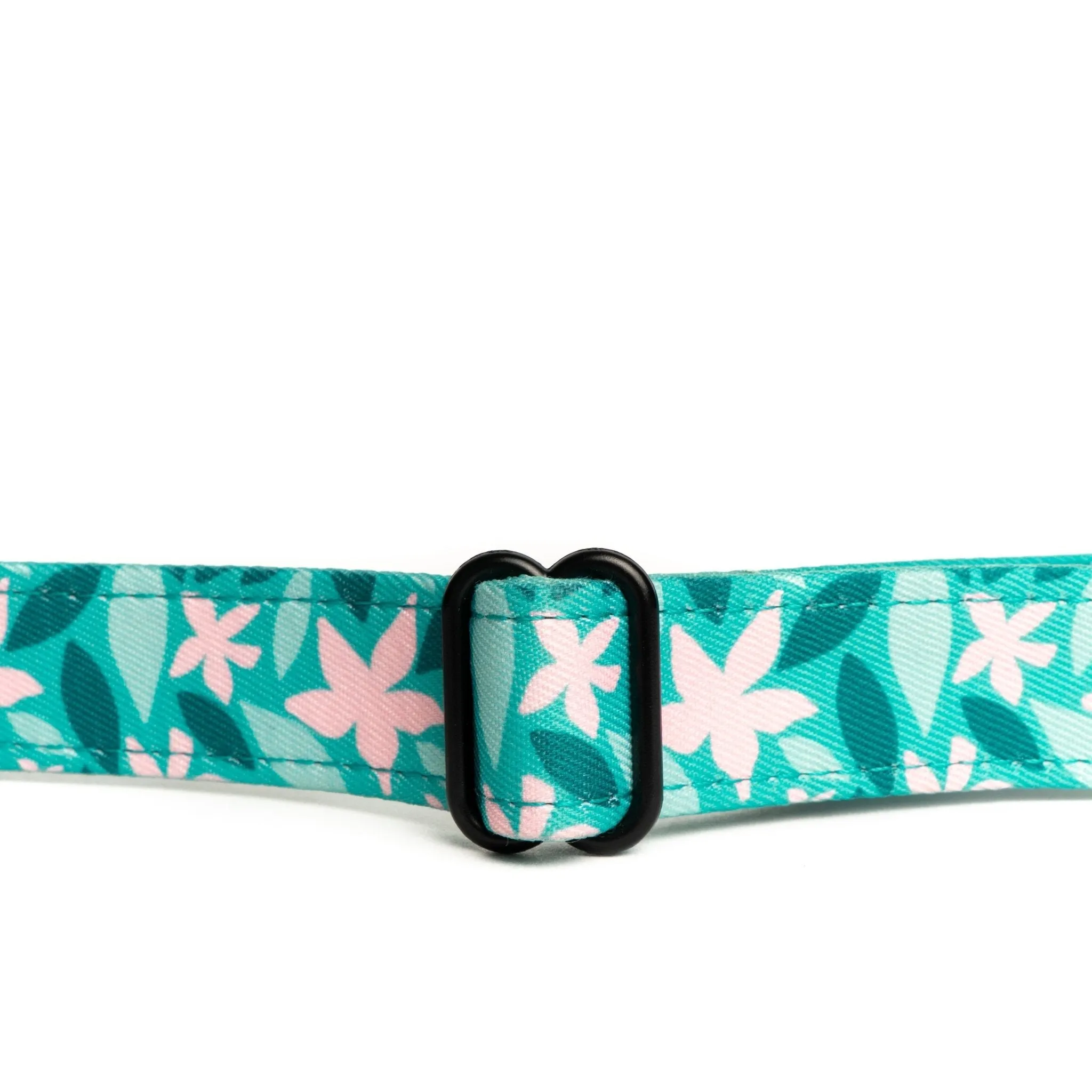 Lucy & Co. Dilly Lily - Blue & Pink - Adjustable Buckle Clip Dog Collar