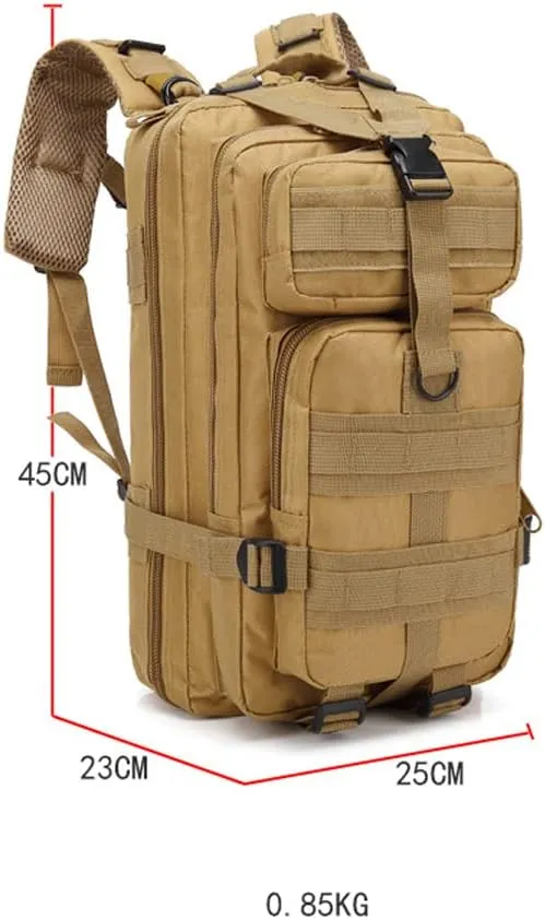 Magik 30L Military Tactical Bag Camping Outdoor EDC Travel Rucksack Hiking Backpack (CP)