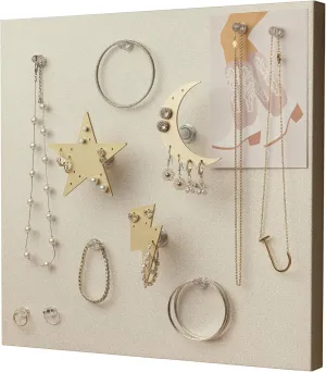 Magnetic Jewelry Organizer Wall Mount | Jewelry Organizer and Storage | Teenager Girl Gifts | Dorm Organization and Storage