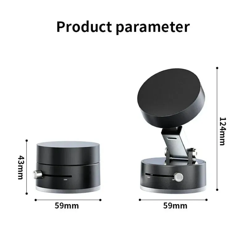 MagnoGrip 360° Double-Sided Suction Magic Phone Holder – Foldable, Magnetic & Multi-Functional! 📱✨