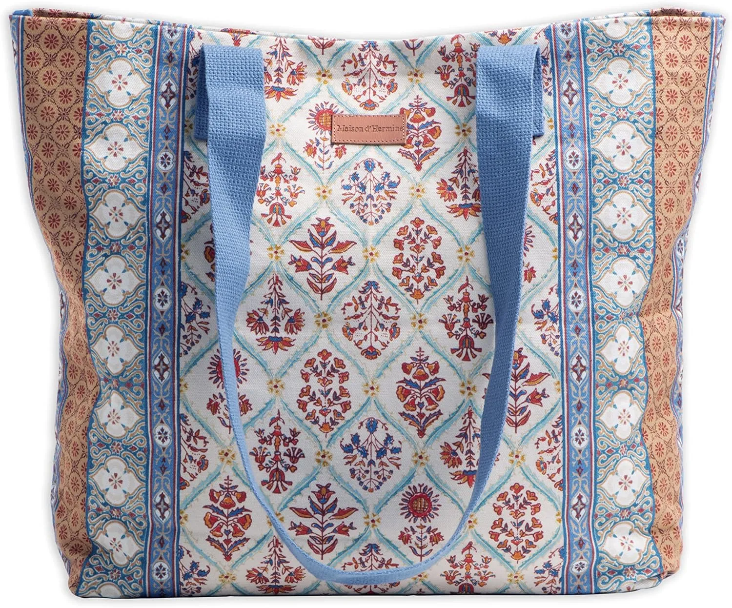 Maison d' Hermine Canvas Tote Bag 100% Cotton Canvas Reusable Shoulder Grocery Bag for Shopping Perfect for Men Women