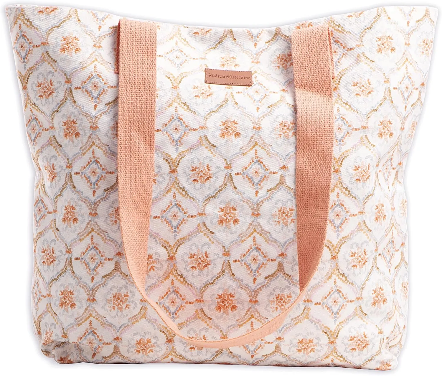 Maison d' Hermine Canvas Tote Bag 100% Cotton Canvas Reusable Shoulder Grocery Bag for Shopping Perfect for Men Women